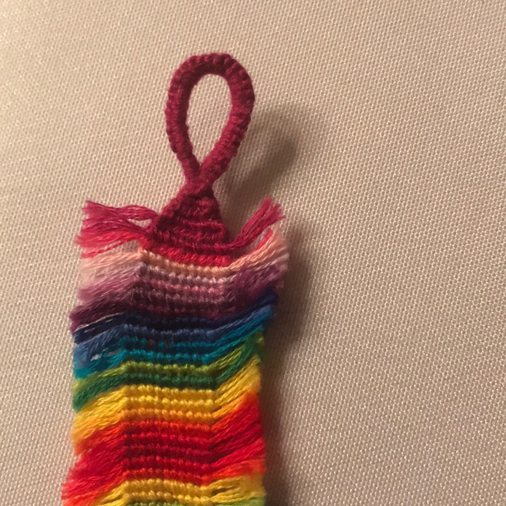 Rag Rug Friendship Bracelet - Picture 2 of 4